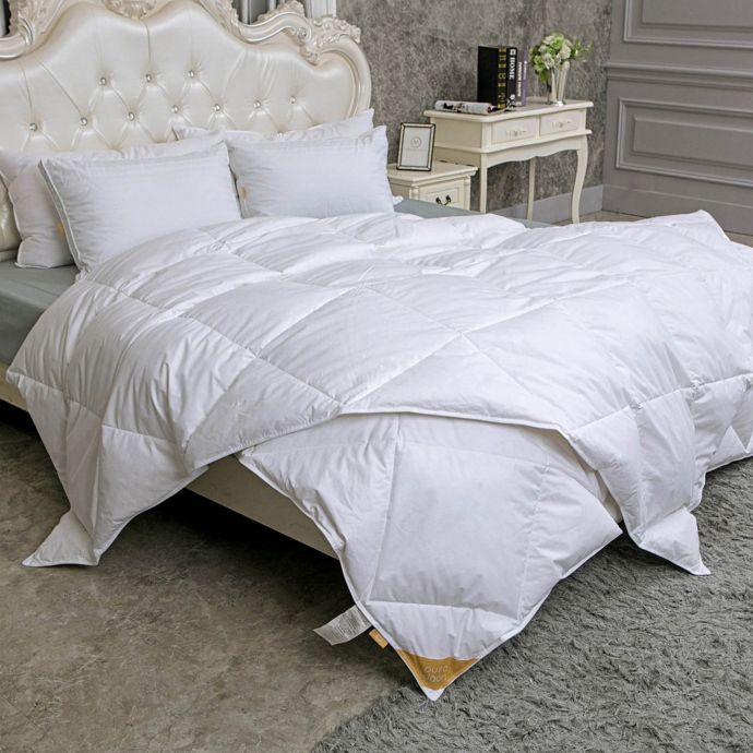 Puredown 233 Thread Count Light Warmth Goose Down Comforter Bed
