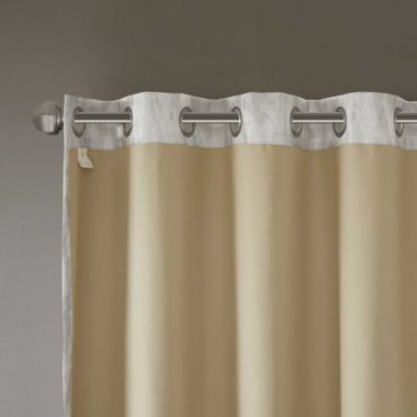SunSmart Victorio Grommet Top 84-Inch Window Curtain Panel in Grey (Single). View a larger version of this product image.
