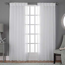 White Linen Curtain Panels96 Bed Bath, 96 Inch White Curtains