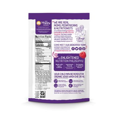 Happy Baby&trade; Happy Yogis&trade; 1 oz. Organic Yogurt & Fruit Snacks in Mixed Berry. View a larger version of this product image.