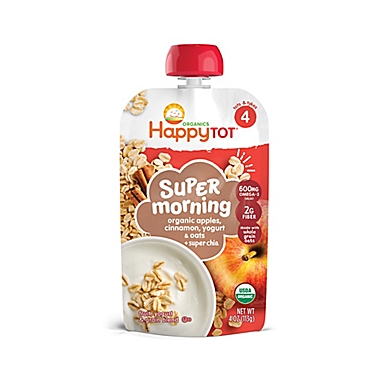 Happy Tot&trade; Morning 4 oz. Organic Blend in Apple, Cinnamon, Yogurt & Oats. View a larger version of this product image.