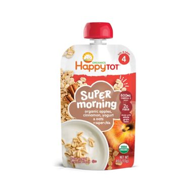 Happy Tot&trade; Morning 4 oz. Organic Blend in Apple, Cinnamon, Yogurt & Oats. View a larger version of this product image.