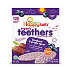 Alternate image 0 for Happy Baby&trade; Gentle Teethers 12-Packs of 2 Blueberry & Purple Carrot Organic Teething Wafers