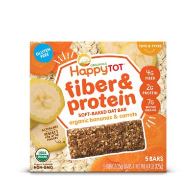 Happy Baby&trade; Happy Tot&trade; Organic 5-Pack Bananas and Carrots Soft-Baked Oat Bars