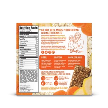 Happy Baby&trade; Happy Tot&trade; Organic 5-Pack Bananas and Carrots Soft-Baked Oat Bars. View a larger version of this product image.