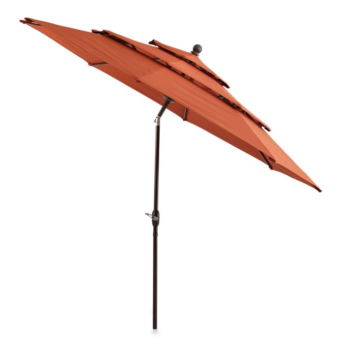 10Foot Round TripleVent Aluminum Umbrella Bed Bath & Beyond