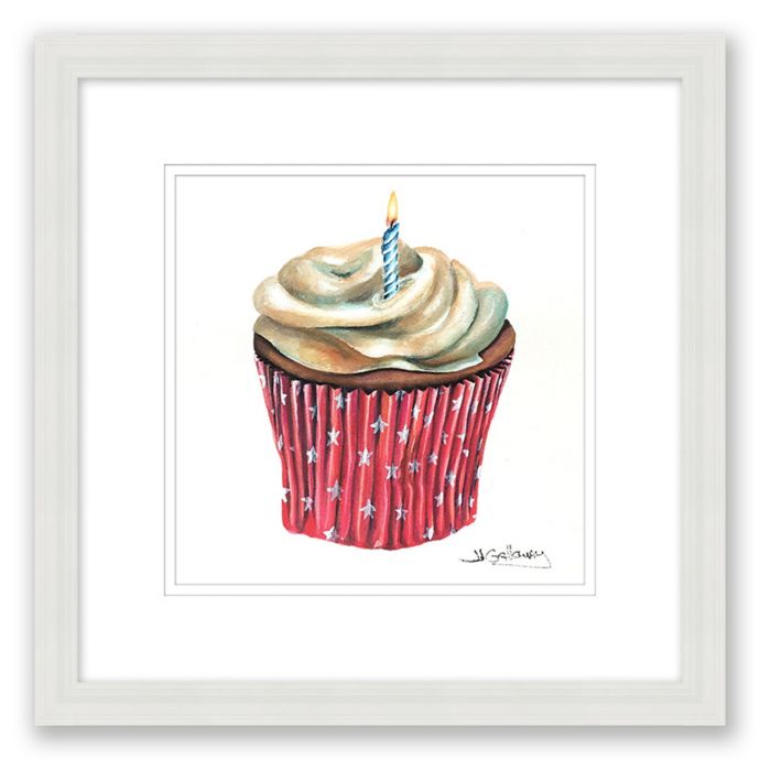 Cupcake 16 Inch Framed Print Wall Art Bed Bath Beyond