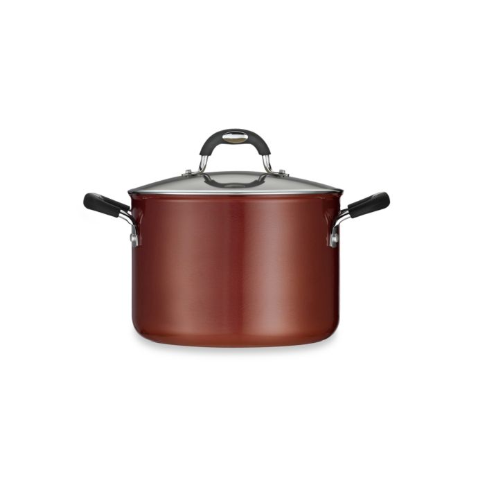 Tramontina® Style Ceramica Porcelain Enamel 6Quart Covered Sauce Pot