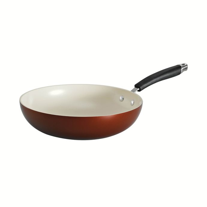 Tramontina® Style Ceramica Porcelain Enamel 11-Inch Wok ...