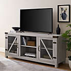Alternate image 6 for Forest Gate&trade; Wheatland 58-Inch TV Stand in Stone Grey