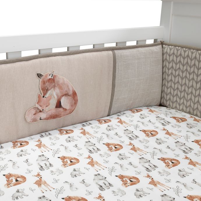 Lambs & Ivy® Painted Forest 4-Piece Crib Bumper Set in ...