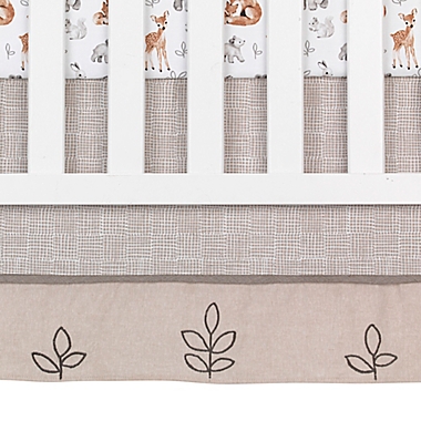 Lambs &amp; Ivy&reg; Painted Forest 4-Piece Crib Bedding Set in Beige/Grey. View a larger version of this product image.