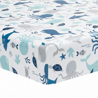 ocean crib sheet