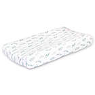 Alternate image 0 for The Peanutshell&trade; Farmhouse Floral Leaves Changing Pad Cover in Sage Green
