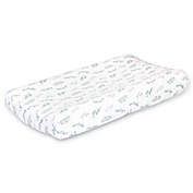 The Peanutshell&trade; Farmhouse Floral Leaves Changing Pad Cover in Sage Green