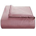Alternate image 2 for Solid 450-Thread-Count Cotton Sateen 3-Piece King Duvet Cover Set in Dusty Rose