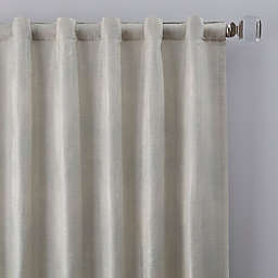 Grid Rod Pocket/Back Tab Window Curtain Panel (Single)