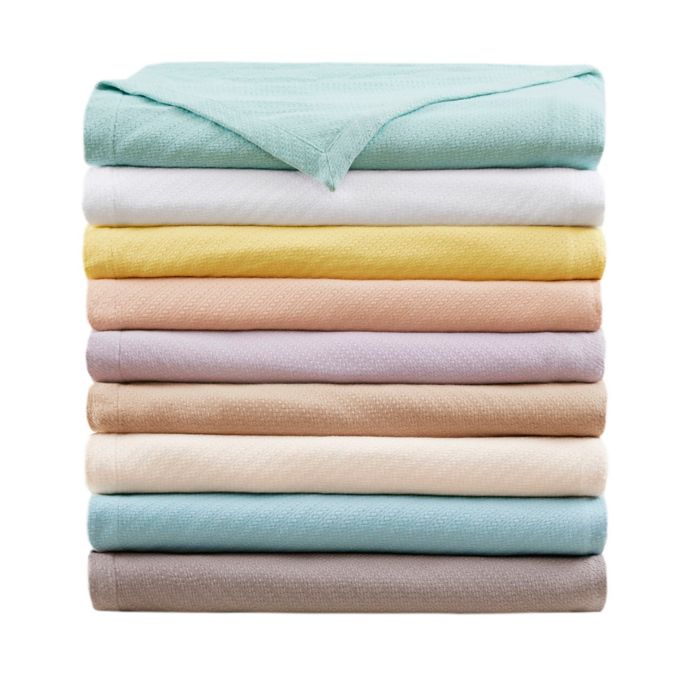 Madison Park Liquid Cotton Blanket | Bed Bath and Beyond ...