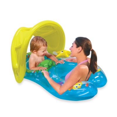 baby swim float with shade