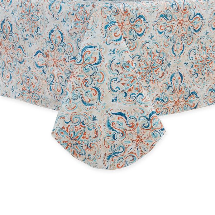 Lola Medallion Vinyl Tablecloth Bed Bath and Beyond Canada