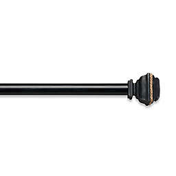 Bee & Willow™ Cooper Square 48 to 88-Inch Window Curtain Rod in Weathered Black