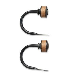 Bee & Willow™ Home Spool Holdbacks in Weathered Black (Set of 2)