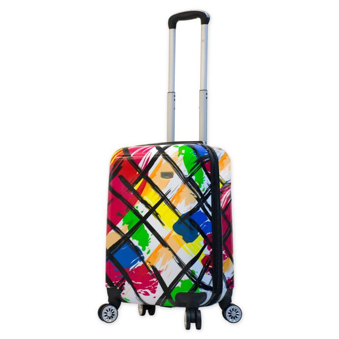 Mia Viaggi Pop Brush 20-Inch Carry On Luggage | Bed Bath and Beyond Canada