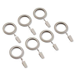 Bee & Willow™ Doorknob Window Clip Rings in Weathered White (Set of 7)