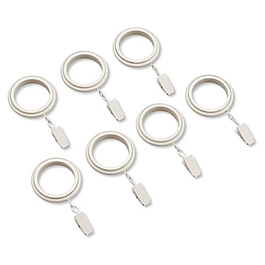Bee &amp; Willow&trade; Doorknob Window Clip Rings in Weathered White (Set of 7). View a larger version of this product image.