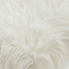 Alternate image 7 for Inspired Home Maggie Faux Fur Bench in White/Gold