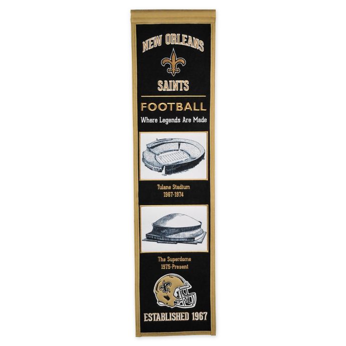 Nfl New Orleans Saints Stadium Evolution Banner Bed Bath Beyond