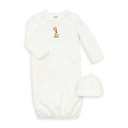 Little Me&reg; Giraffe Ivory Gown with Hat
