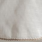 Alternate image 1 for Kensington Home Linden 52-Inch Linen Blend Sheer Valance in White
