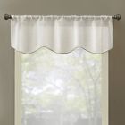 Alternate image 2 for Kensington Home Linden 52-Inch Linen Blend Sheer Valance in White