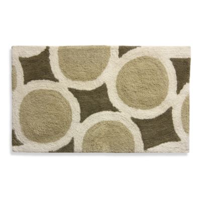 circle bath mat