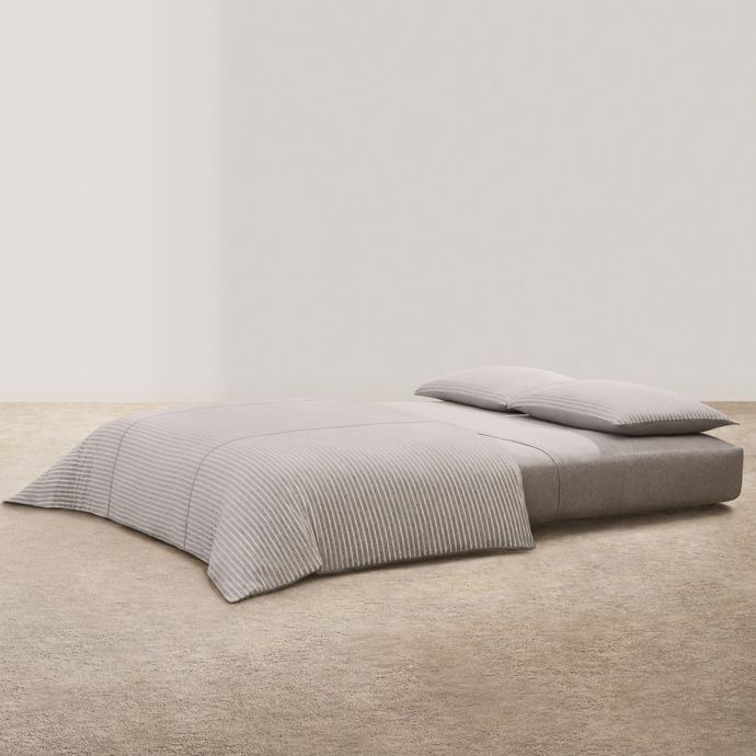 Calvin Klein Lennox Duvet Cover In Grey Bed Bath Beyond