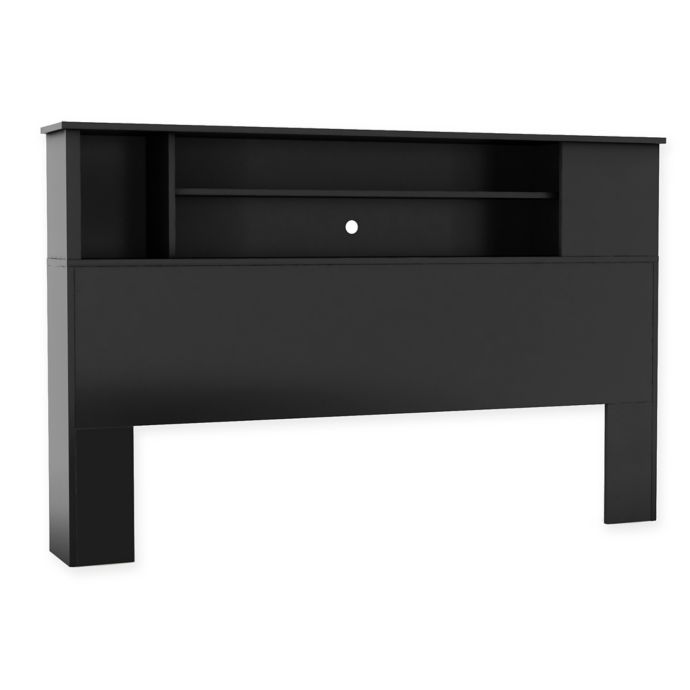 South Shore Fusion Full/Queen Headboard with Integrated Bookcase Bed