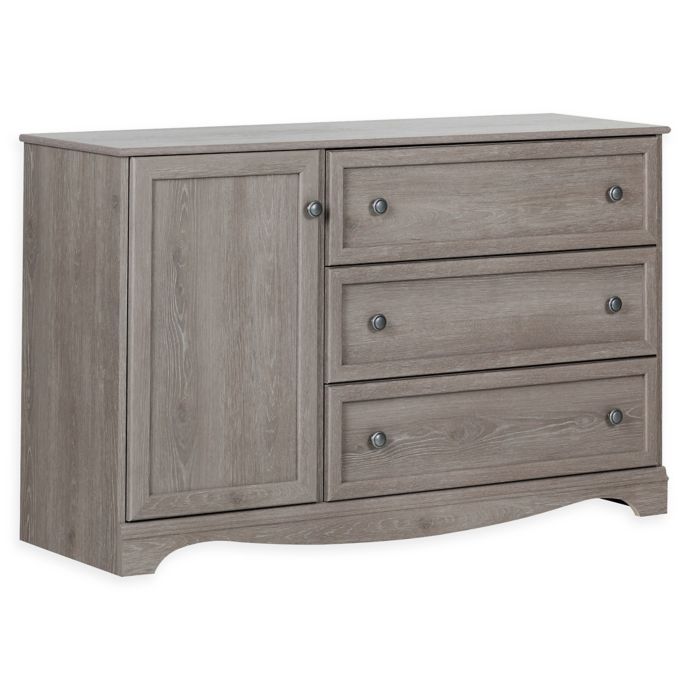 South Shore Savannah 3 Drawer Dresser With Door Bed Bath And