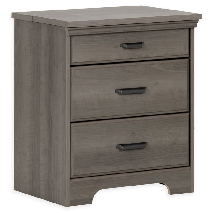 South Shore Versa Nightstand With Charging Station Bed Bath And Beyond Canada