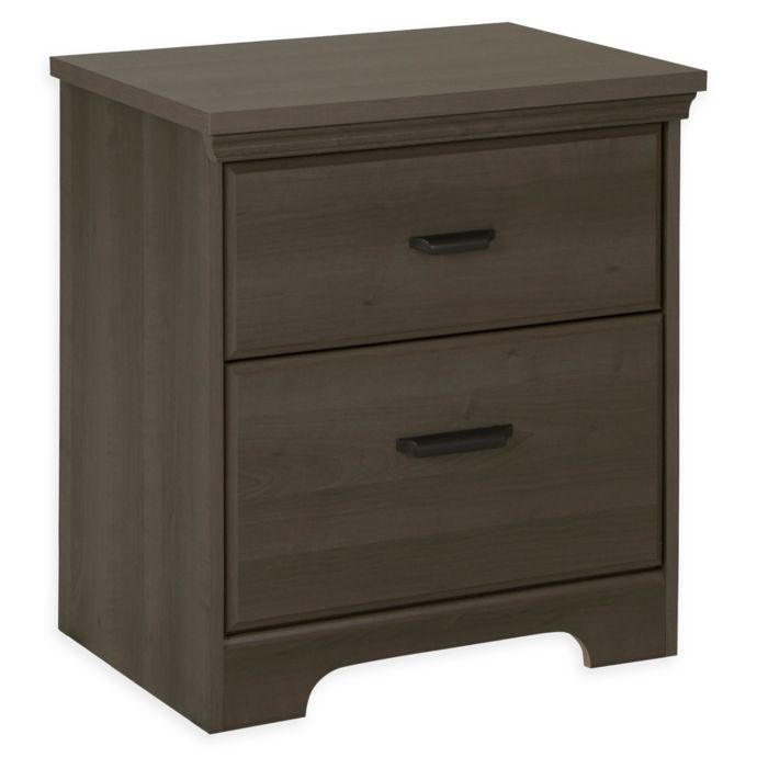 South Shore Versa 2 Drawer Nightstand Bed Bath And Beyond Canada