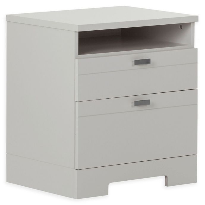 South Shore Reevo Nightstand With Cord Catcher Bed Bath And Beyond Canada