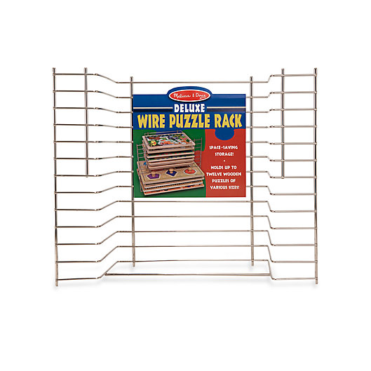 Alternate image 1 for Melissa & Doug® Deluxe Wire Puzzle Rack