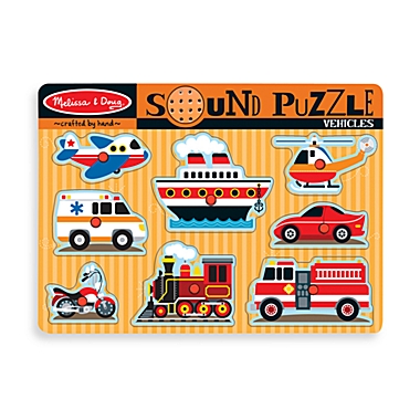 Melissa & Doug&#174; Vehicles Sound Puzzle. View a larger version of this product image.