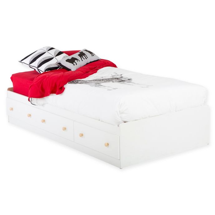 South Shore Summertime Mates Twin Platform Bed With 3 Drawers In