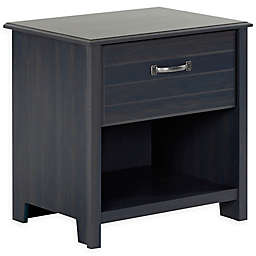 South Shore Ulysses 1-Drawer Nightstand in Blueberry