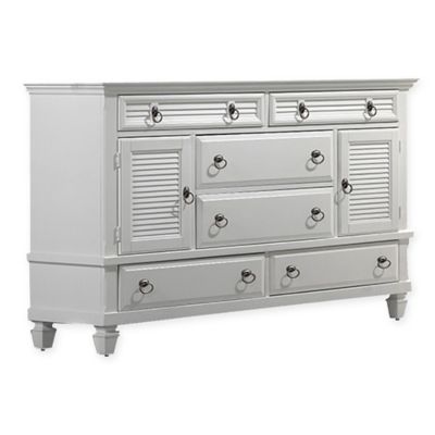 alpine 6 drawer double dresser