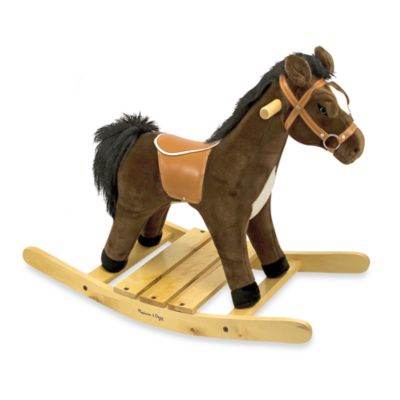 melissa and doug ride on horse