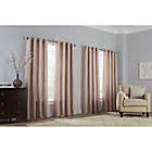 Alternate image 2 for Maxwell 63-Inch Pinch Pleat Window Curtain Panel in Blush (Single)