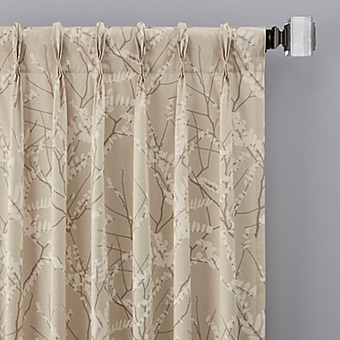 Catkin Pinch Pleat Window Curtain Panel (Single). View a larger version of this product image.