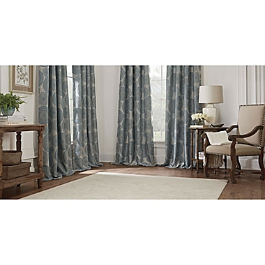 Medallion 108-Inch Grommet Window Curtain Panel in Topaz (Single). View a larger version of this product image.